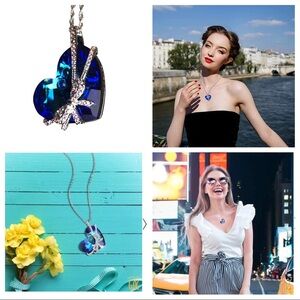 Qianse “Love You Forever” Heart Necklace.